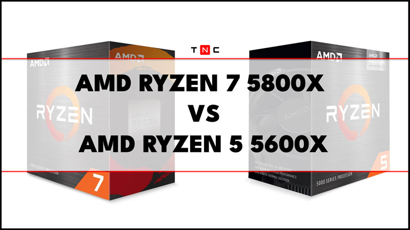 AMD Ryzen 7 5800x vs AMD Ryzen 5 5600x