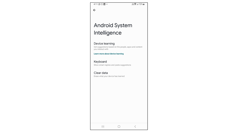 Android System Intelligence.