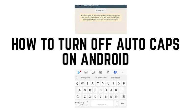 Android: How to Turn off Auto Caps