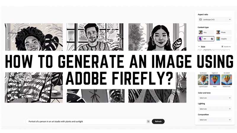 Adobe Firefly: как создать изображение
