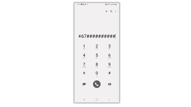 how to call back private number android