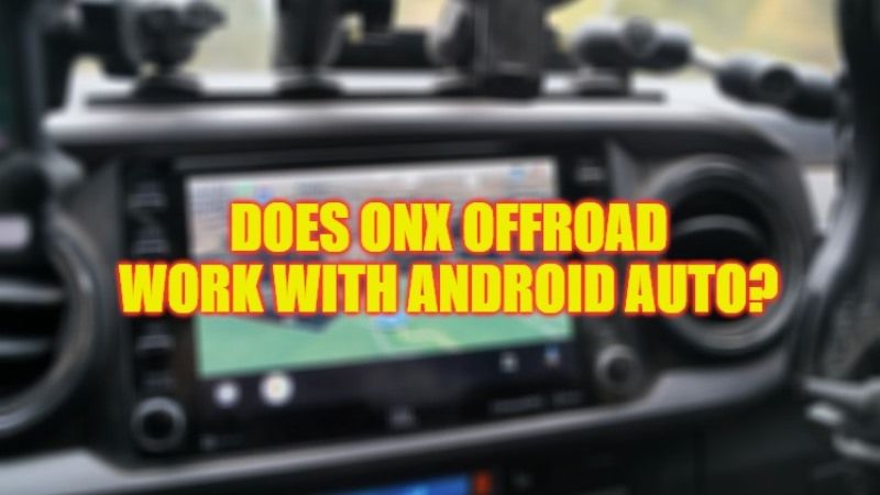 how does onX Offroad work with Android Auto