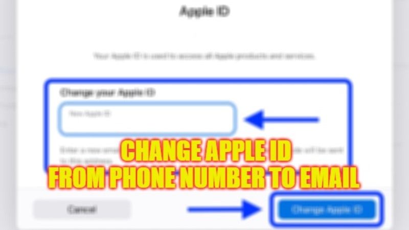 change phone number on email account on iphone