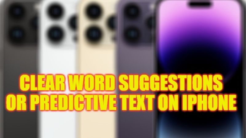 How To Remove Word Suggestions On Iphone