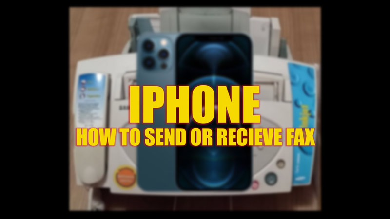 iPhone: How to Fax