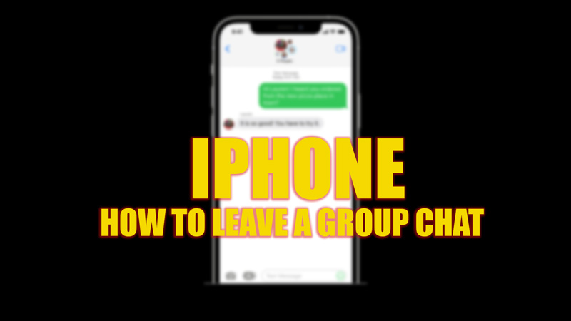 how to leave a group chat on iphone without anyone knowing