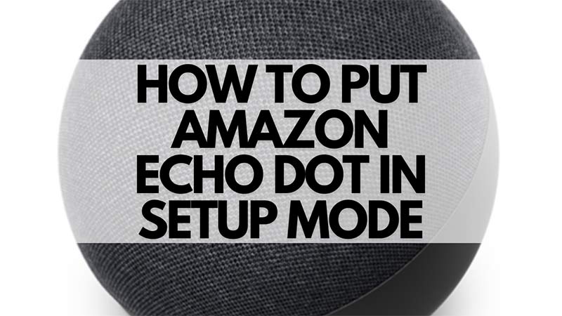 amazon echo dot setup mode