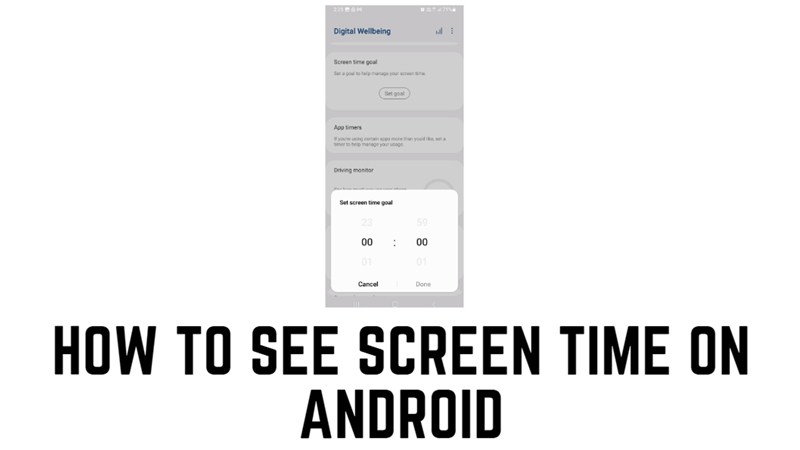 How to see Screen Time on Android