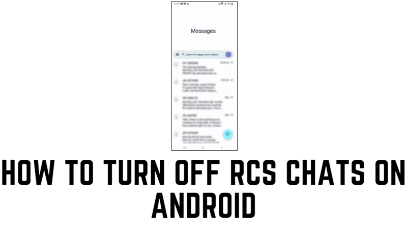 turn off rcs chat on samsung phone