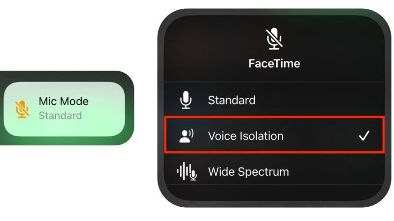 turn on voice isolation on iphone with facetime