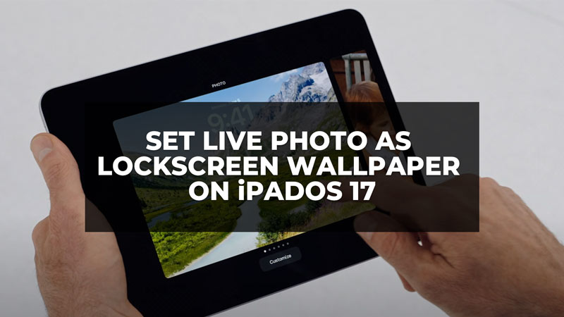 Set Live Photo as Lockscreen Wallpaper