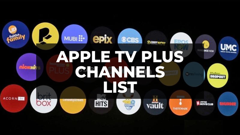 apple tv plus channels list