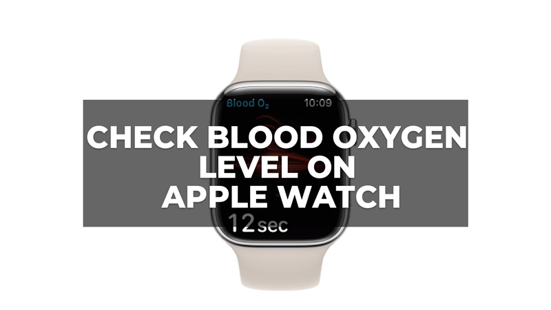 Проверьте уровень кислорода в крови на Apple Watch