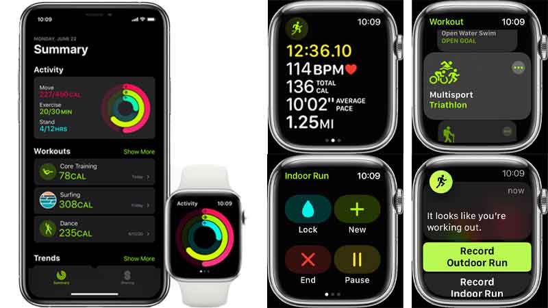 Функция Apple Watch для фитнеса