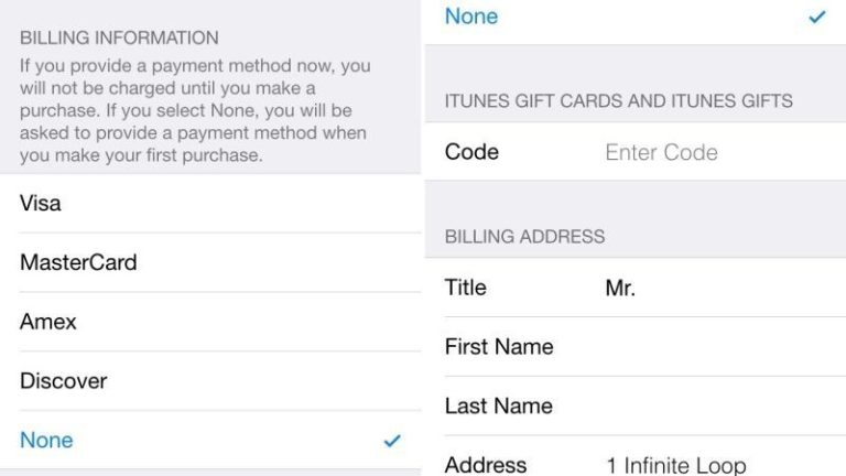 create a child apple id without credit card