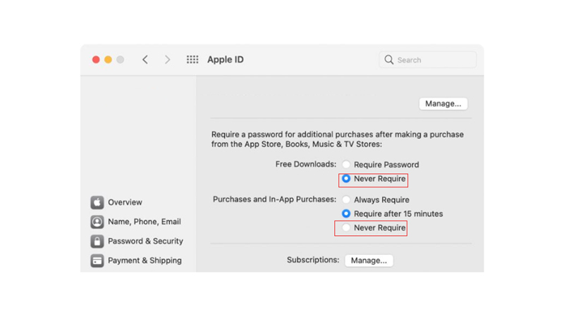 how-to-disable-password-for-app-store-on-iphone-mac-2023