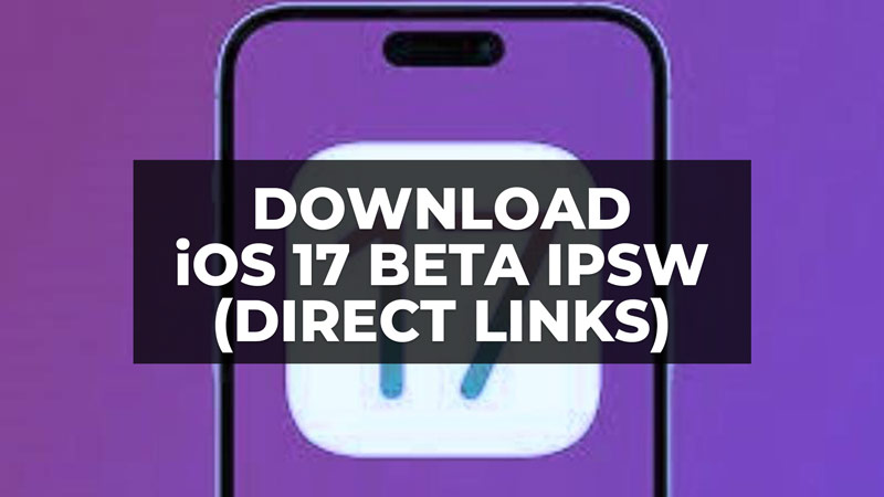 скачать бета-версию ios 17 ipsw