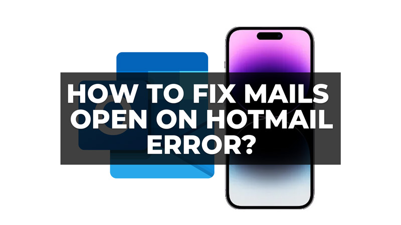 Исправить почту, открытую при ошибке Hotmail