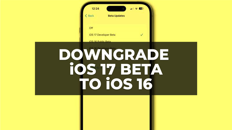 how to downgrade iphone 11 from ios 17 to 16