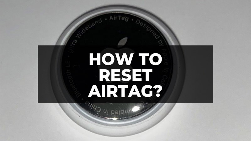 how to factory reset airtag