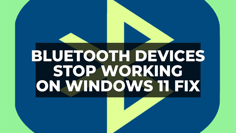 Как исправить случайную остановку работы всех устройств Bluetooth после обновления Windows 11