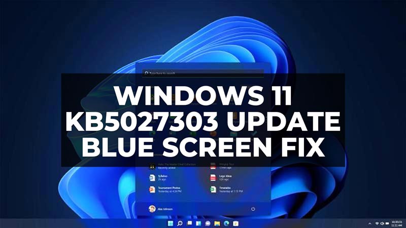 Как исправить обновление Windows 11 kb5027303, вызывающее синий экран