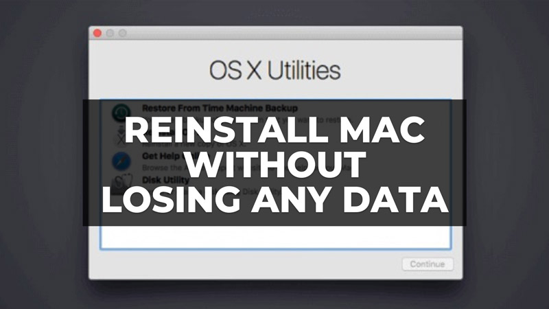 как переустановить mac без потери данных