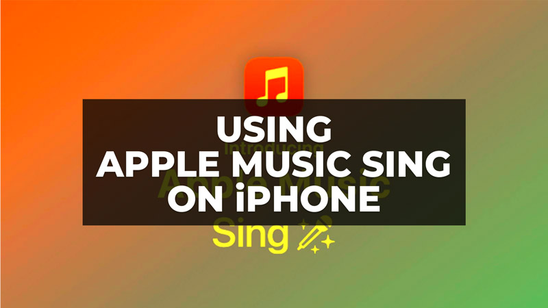 как использовать Apple Music Sing на iPhone