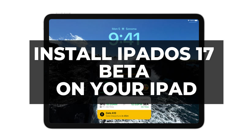 Install iPadOS 17 beta on iPad