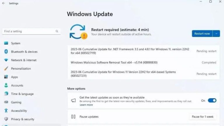 Download & Install Windows 11 KB5027231 Update Manually