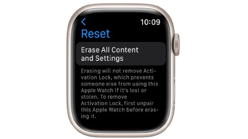 How To Reset Apple Watch Without Iphone