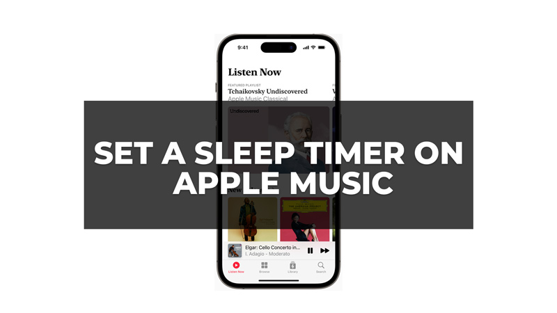 Установите таймер сна на Apple Music iPhone