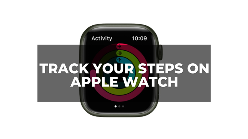 Apple watch to online track steps