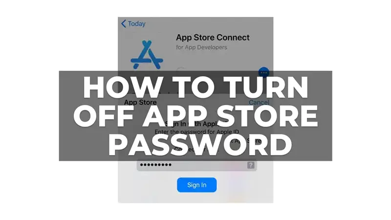 How to turn off App Store Password on iPhone, iPad, and Mac