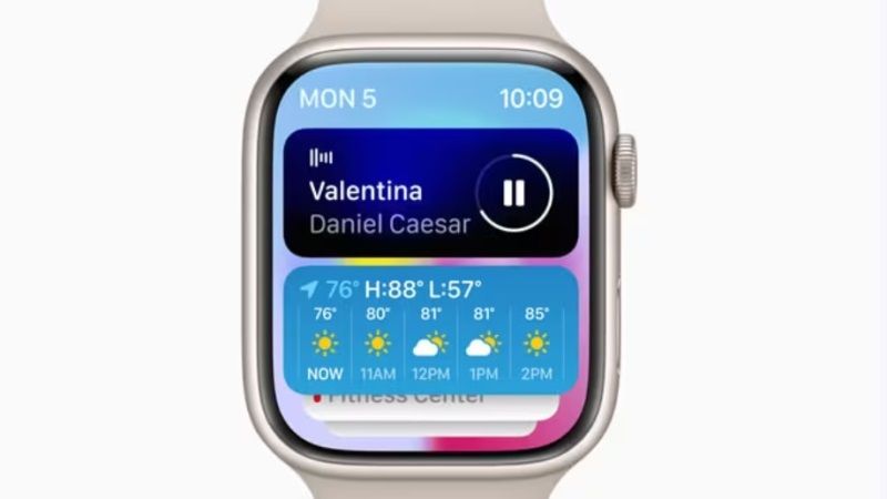 использовать виджеты на Apple Watch с watchos 10