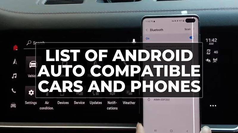 Беспроводные автомобили и телефоны Android Auto