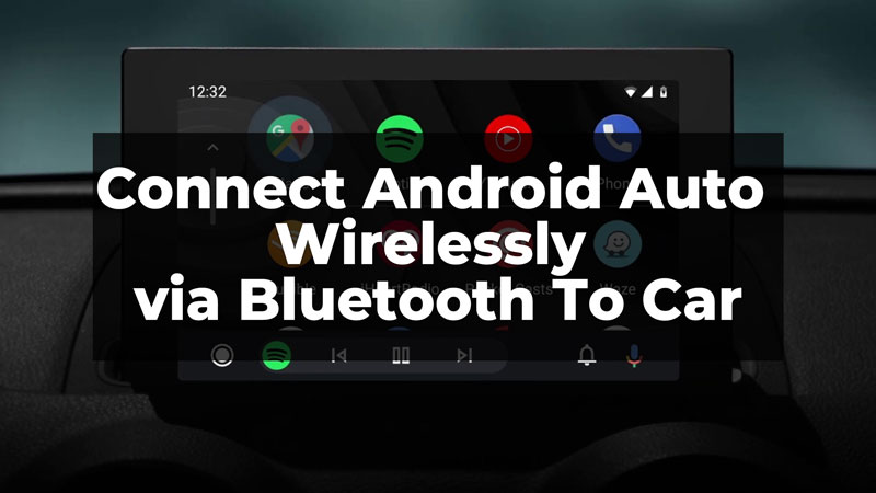 Connect Android Auto via Bluetooth