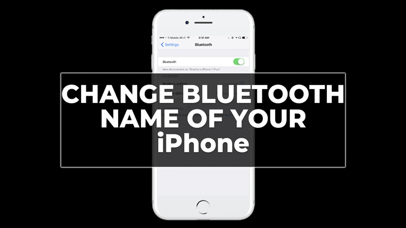 Измените имя Bluetooth на вашем iPhone