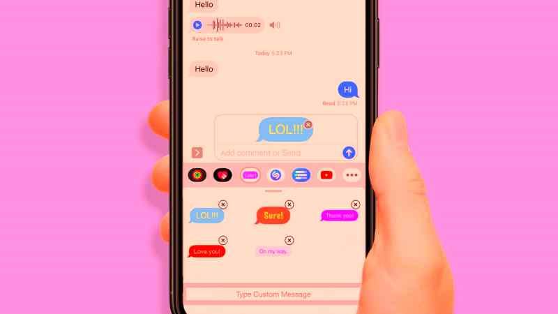 how to change message color on iphone