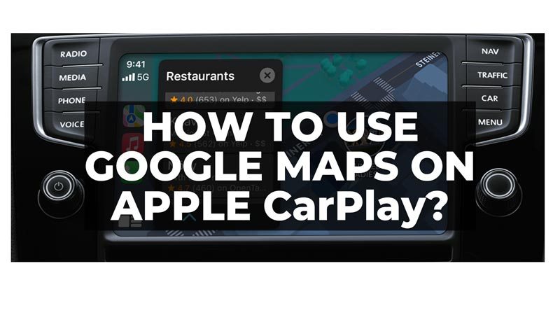 comment mettre google map sur apple carplay