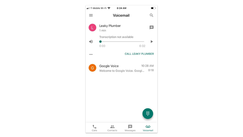 Запись телефонного звонка на iPhone 14 с помощью Google Voice