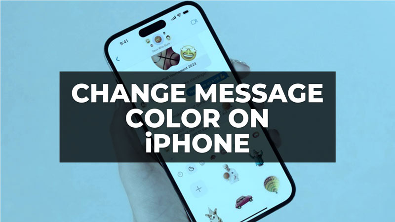 как изменить цвет сообщения на айфоне с ios 14