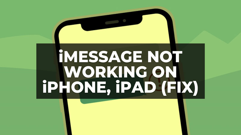 how to fix imessage not working iPhone, iPad, iPod