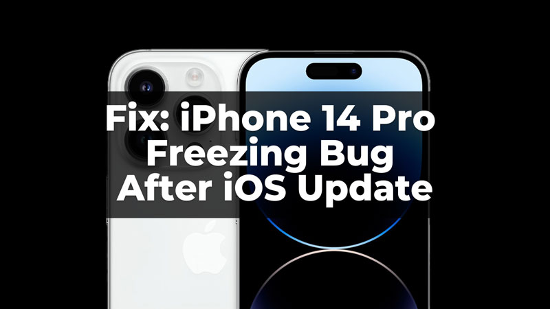 Freezing bug iOS Update fix