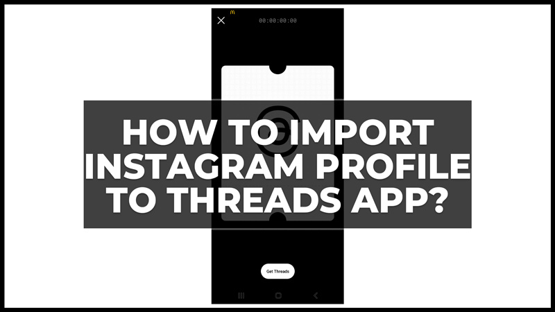 Импорт профиля Instagram в приложение Threads