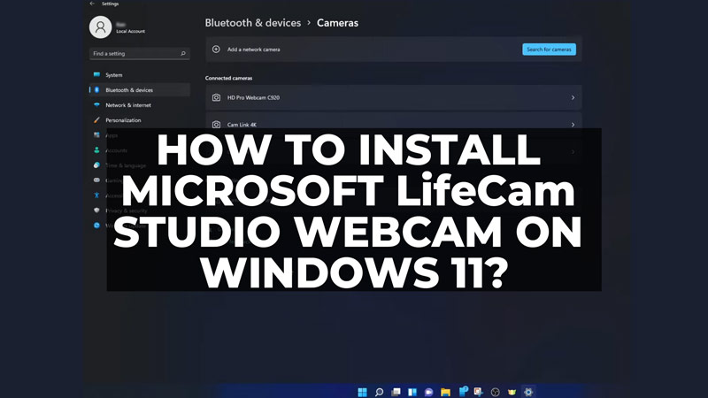 Установите веб-камеру LifeCam Studio в Windows 11