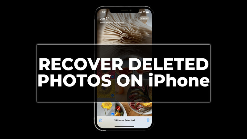 Восстановить удаленные фотографии на iPhone