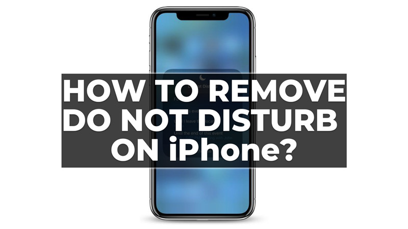 Удалить режим «Не беспокоить» на iPhone