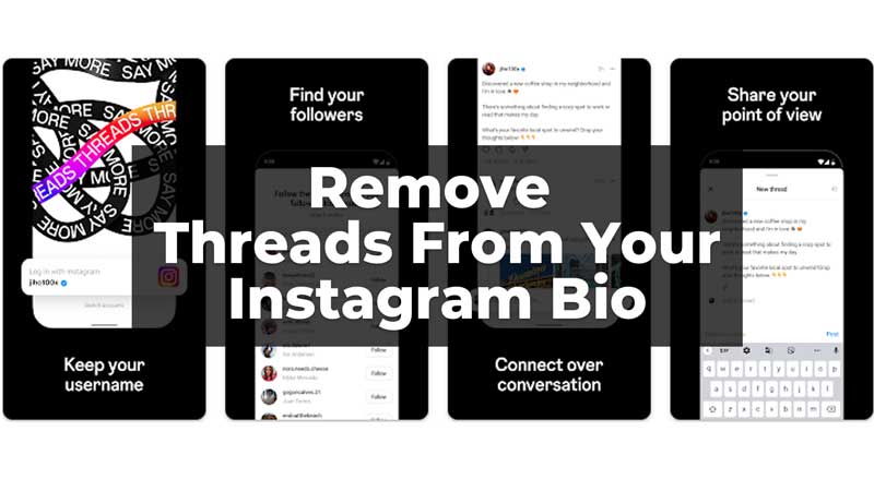 Remove Threads From Instagram Bio