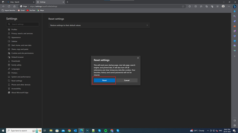 Tips To Fix Bing Search Is Not Working Error On Microsoft Edge